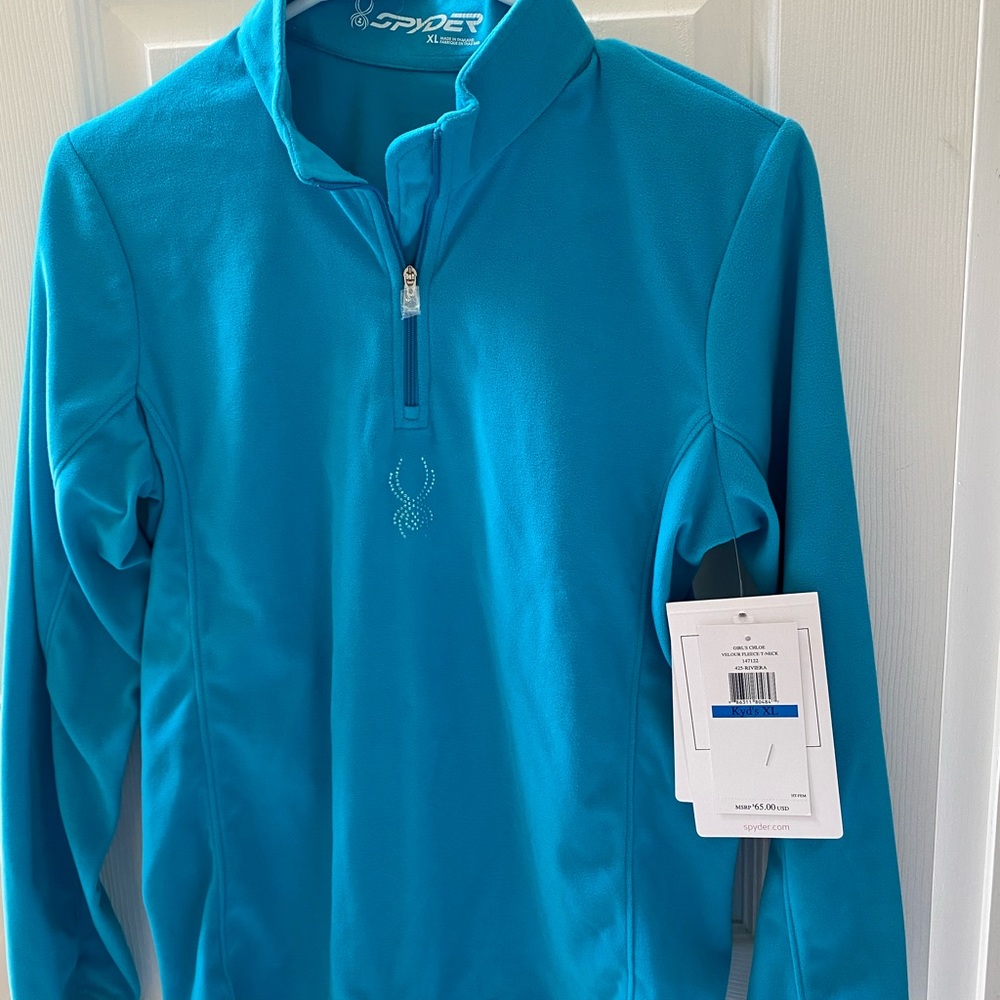 Spyder Velour fleece T-Neck Kyd’s XL